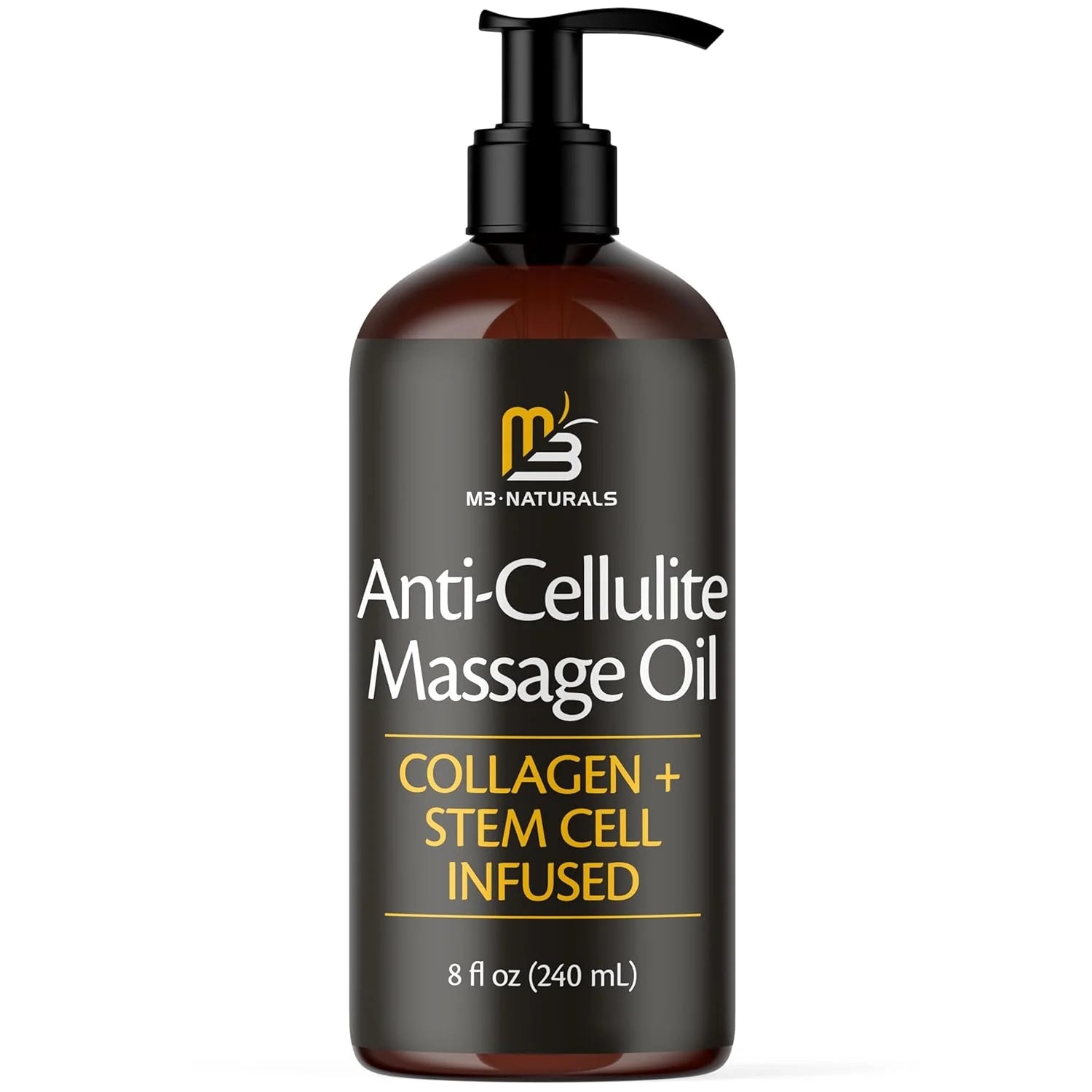Collagen Firming Anti-Cellulite Body Oil – Skin-Smoothing Massage Oil (8 fl oz)